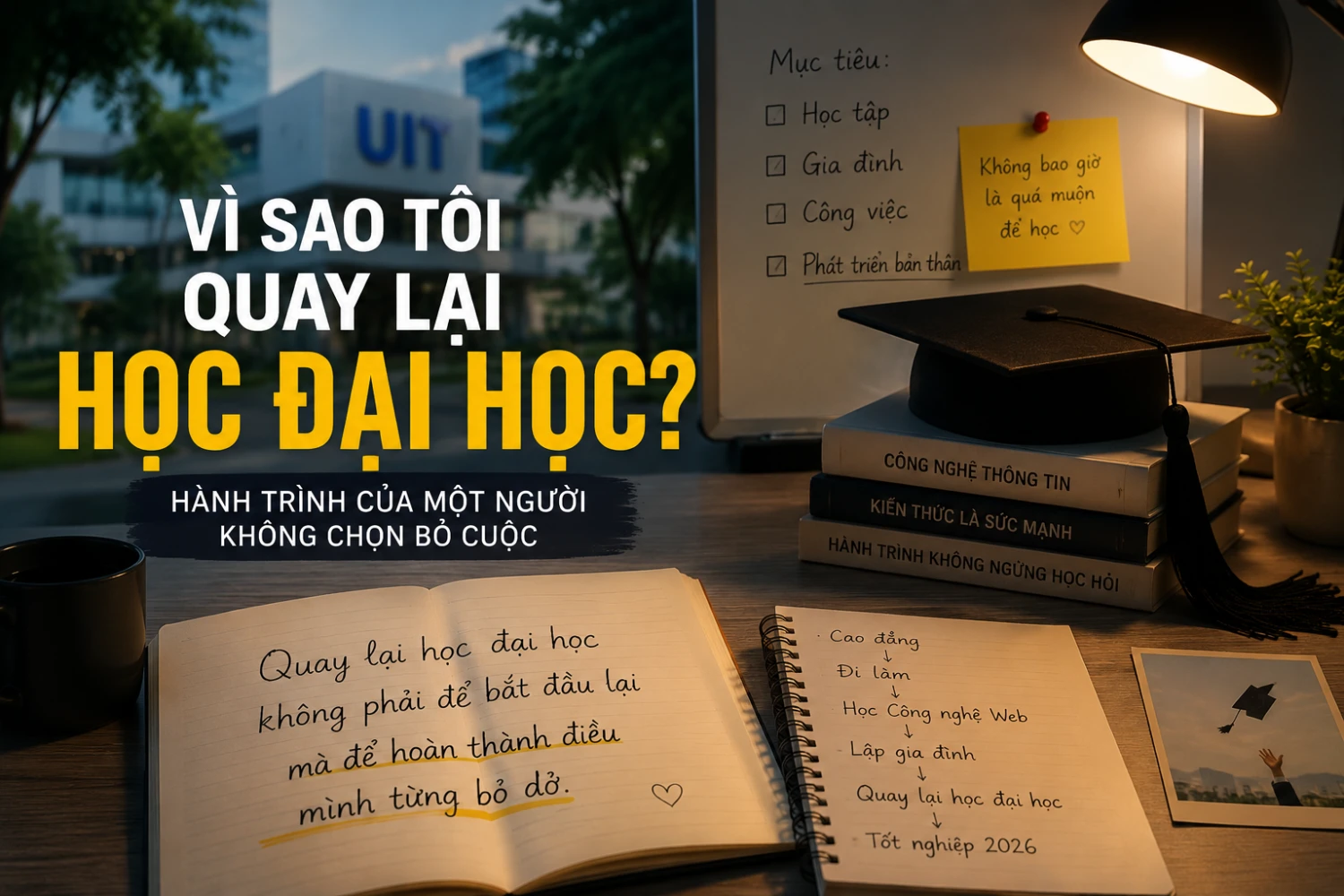 Vì sao tôi quay lại học đại học tại UIT?