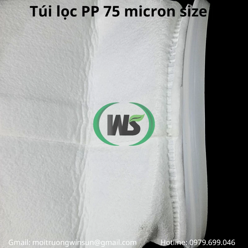 Môi Trường WINSUN - Đơn vị cung ứng túi lọc PP 75 micron size 1 uy tín chất lượng