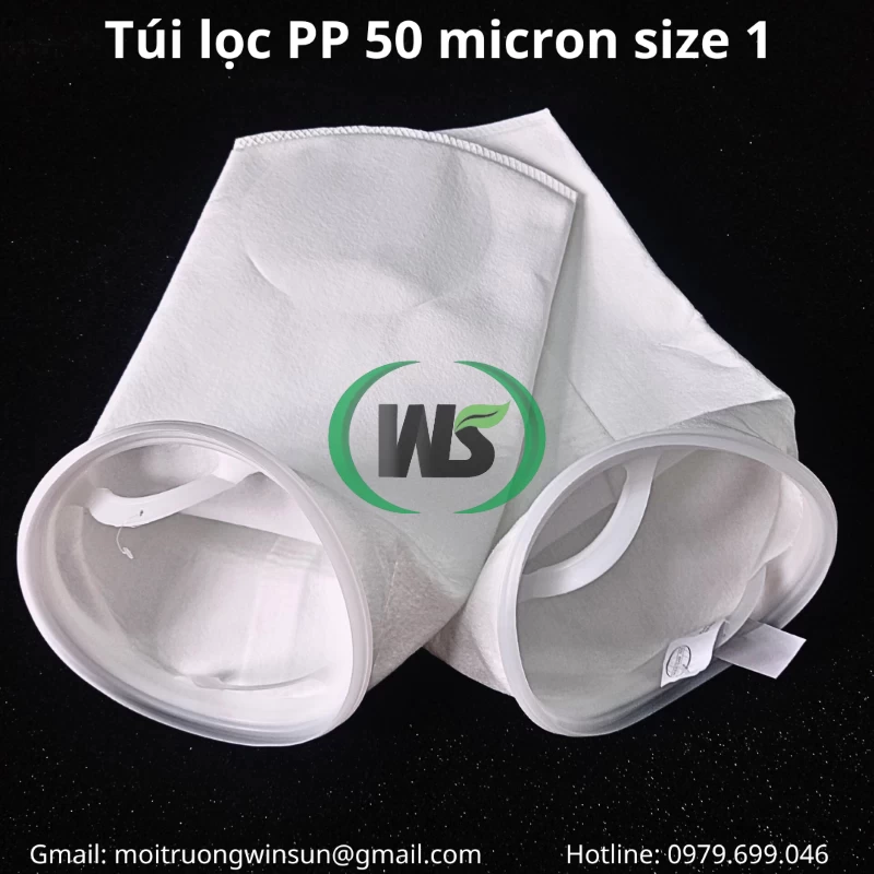 Môi Trường WINSUN - Đơn vị cung ứng túi lọc PP 50 micron size 1 uy tín chất lượng