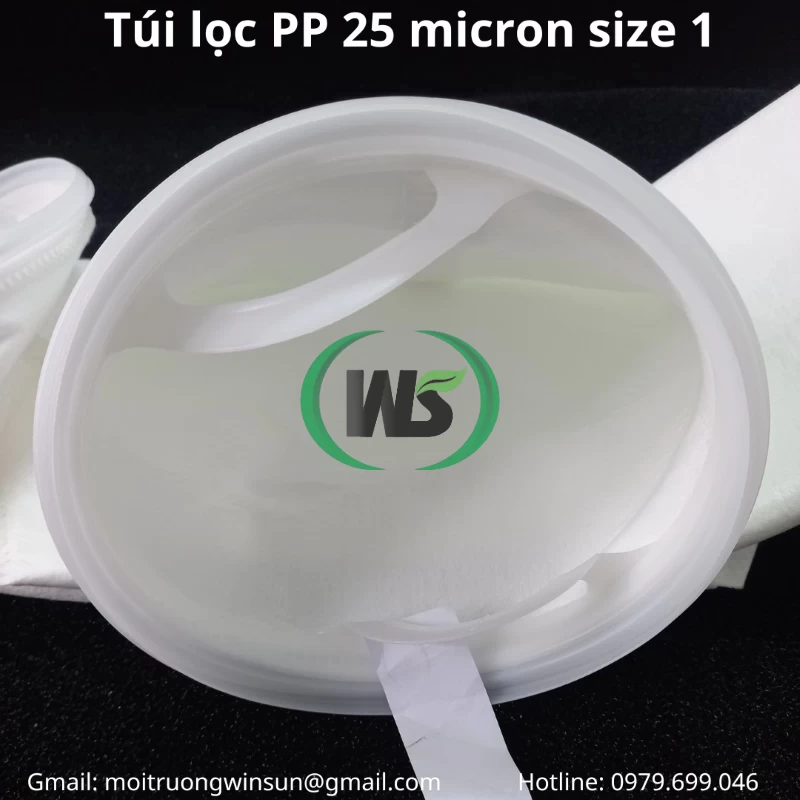 Ưu điểm túi lọc PP 25 micron size 1
