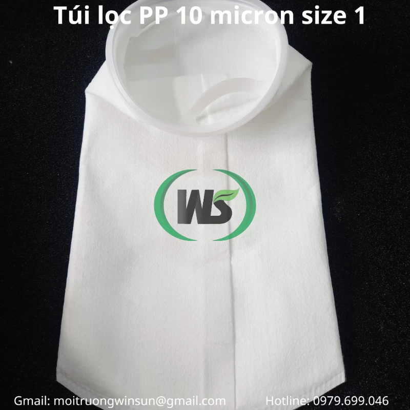 Ưu điểm túi lọc PP 10 micron size 1
