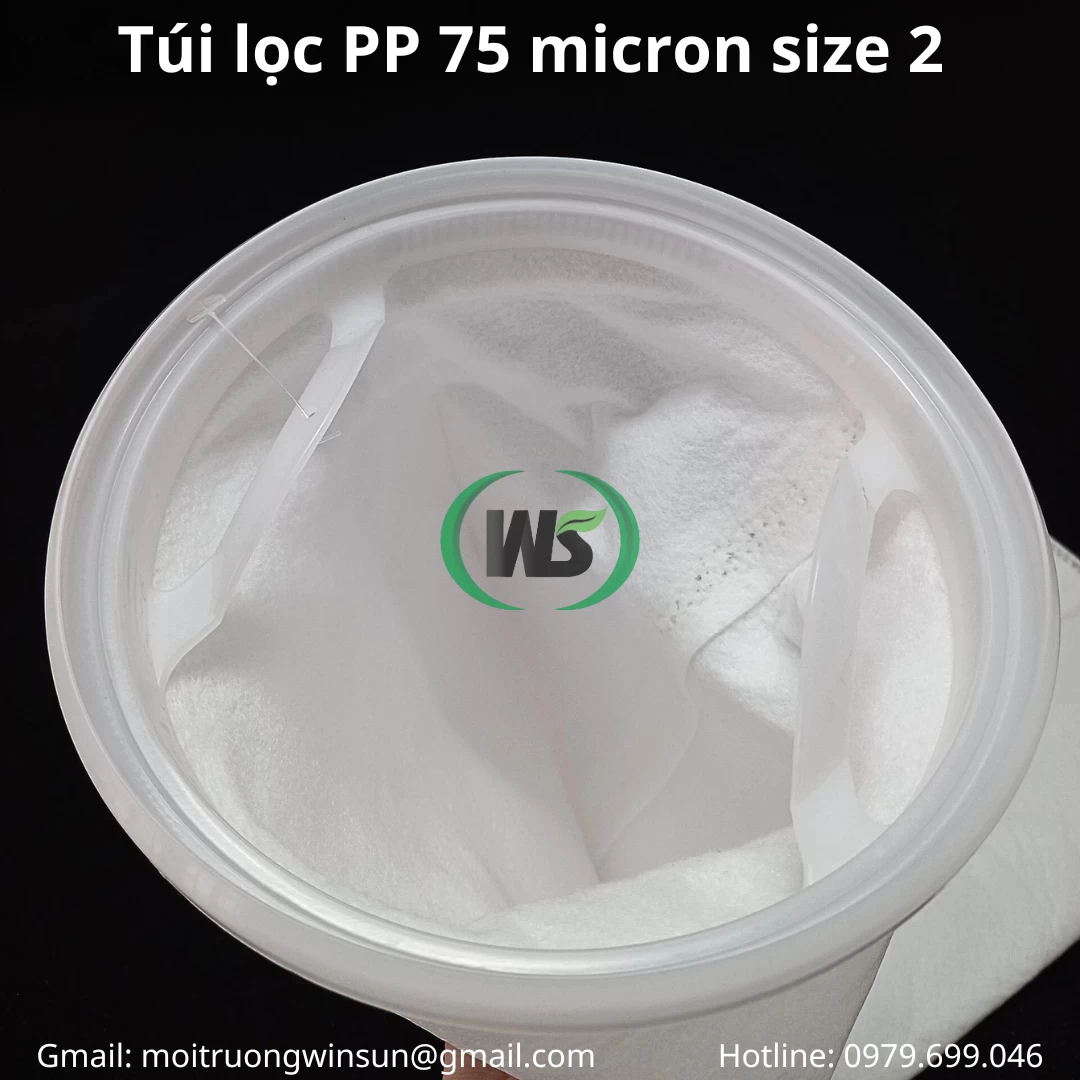 Túi lọc polypropylene 75 micron size 2 được ưa chuộng vì sở hữu nhiều ưu điểm vượt trội